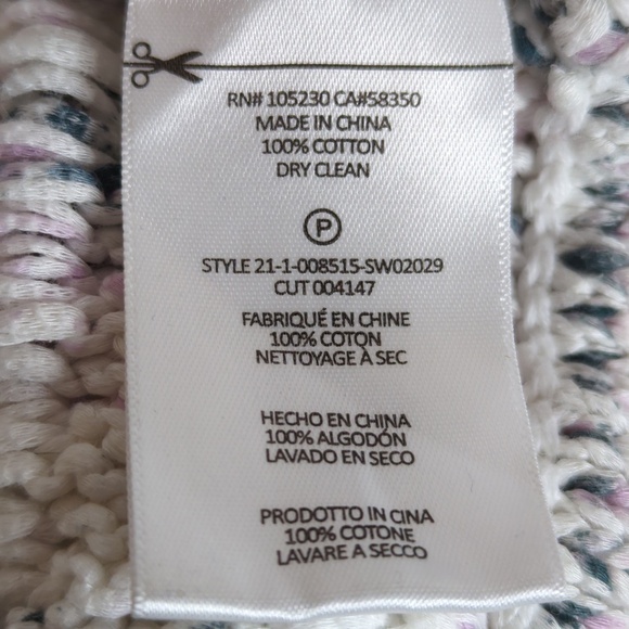 JOIE Sydnee Cotton V-Neck Knit Sweater SZ M - Picture 9 of 9